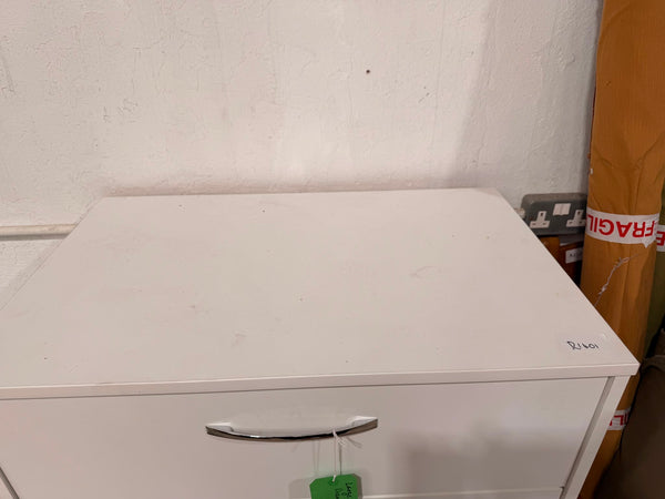 GHC - REF - White Chest of Five Drawers