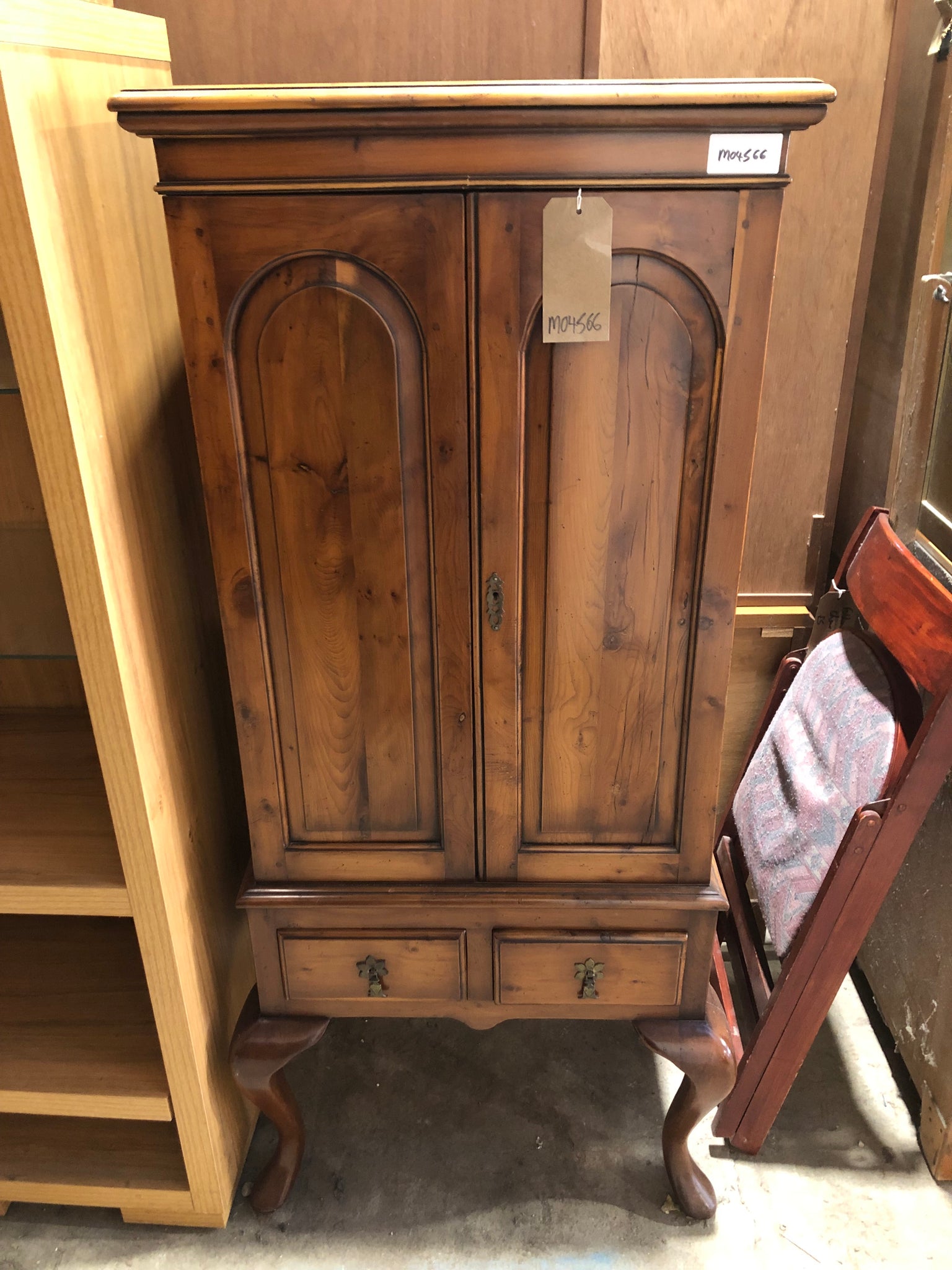 Narrow Cherrywood Cabinet