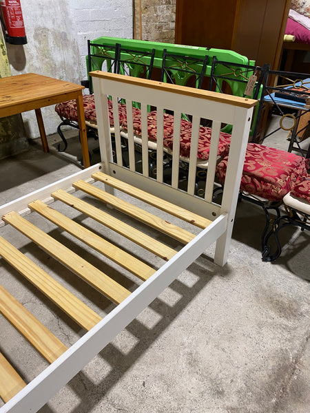 REF - White Single Bedframe