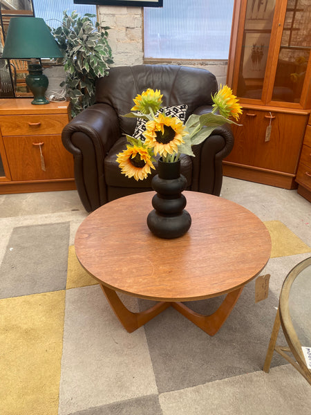 Teak Mid Century Round Coffee Table GHC