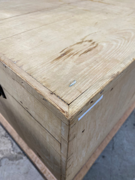 Rustic Pine Blanket Box