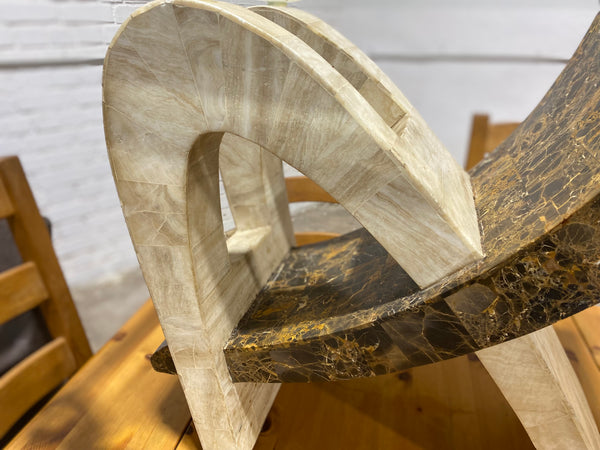 GHC - Vintage Tiled Marble Side Table By Tsaro