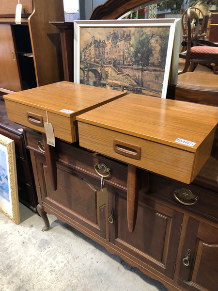 Pair of Mid Century Bedside Tables
