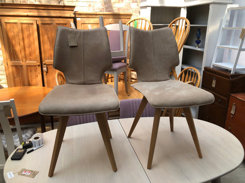 GHC - Pair of Mocha Dining Chairs