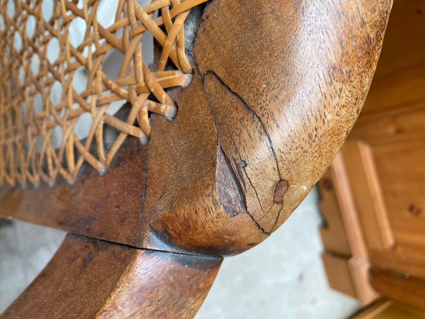 Louis XV Style Caned Armchair
