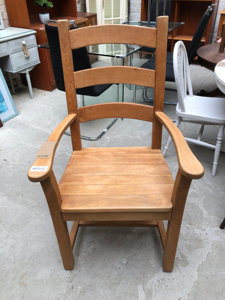 Large Oak Rectory Carver Chair