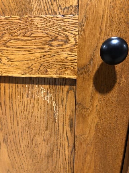 Solid Oak Double Wardrobe