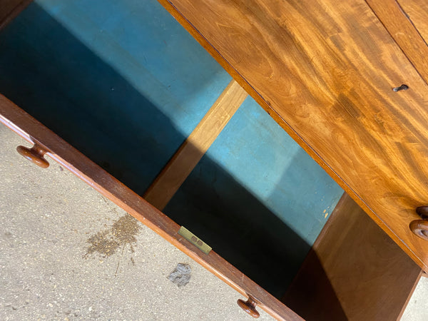 Flamed Mahogany Chest of Drawers