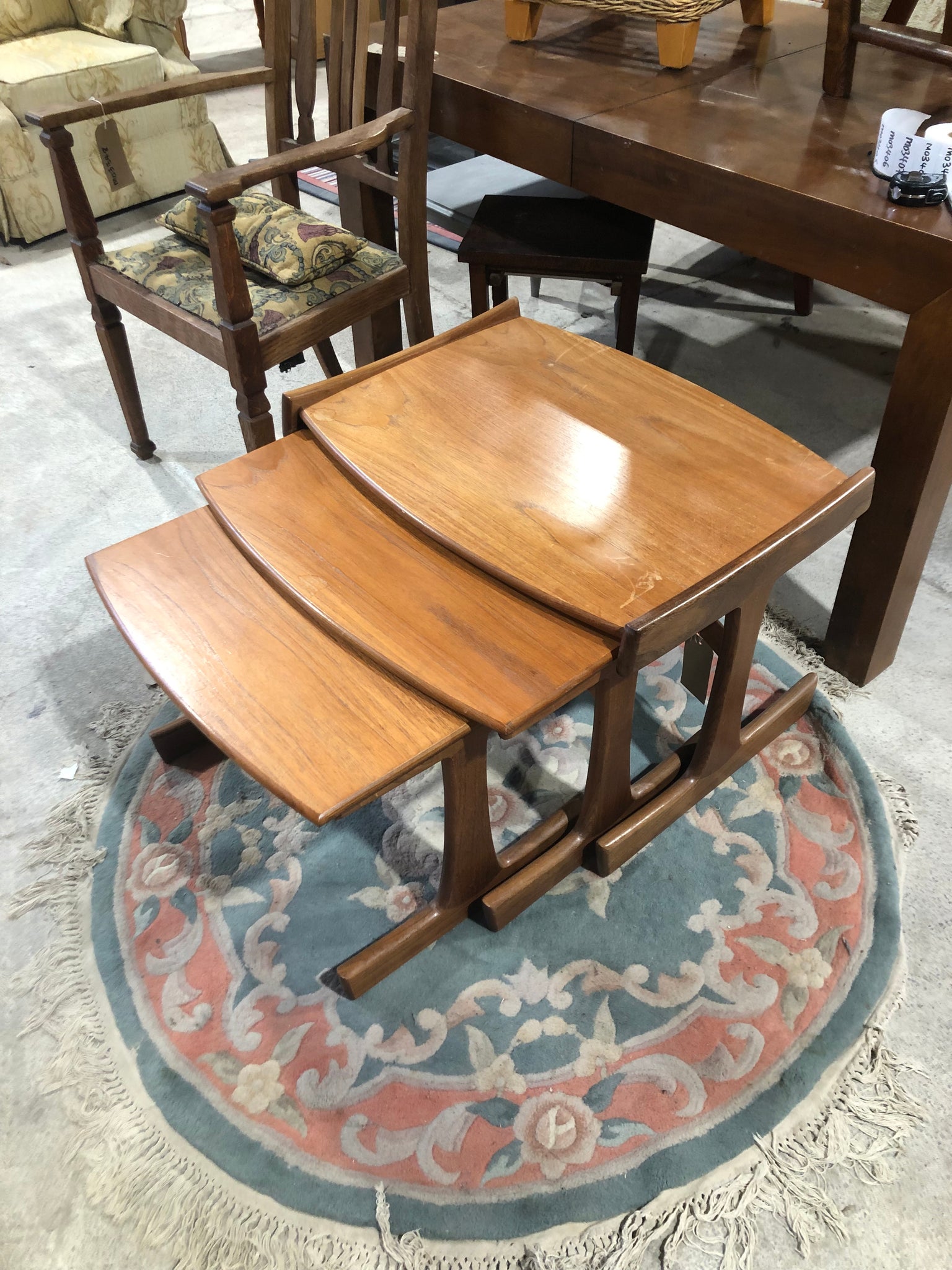 Mid Century Teak Nest of Tables