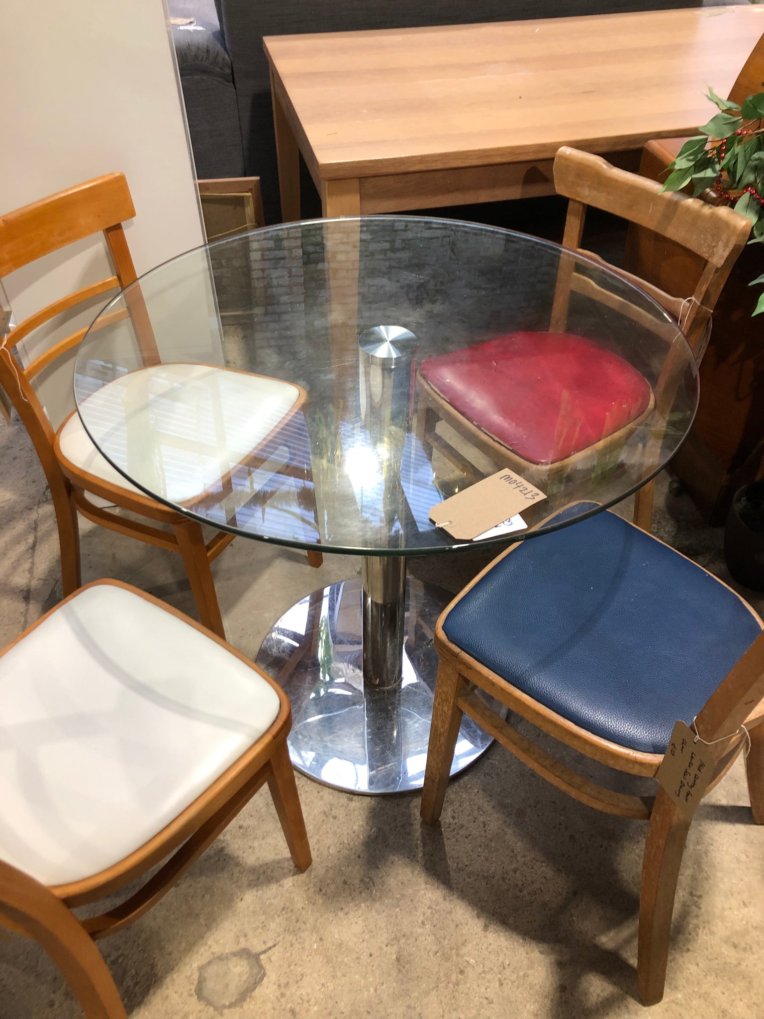 Small Round Glass Dining Table