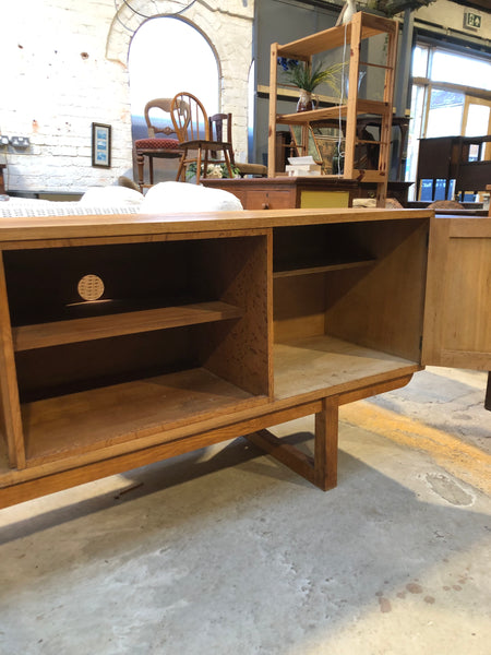 Oak Low Sideboard Entertainment Unit