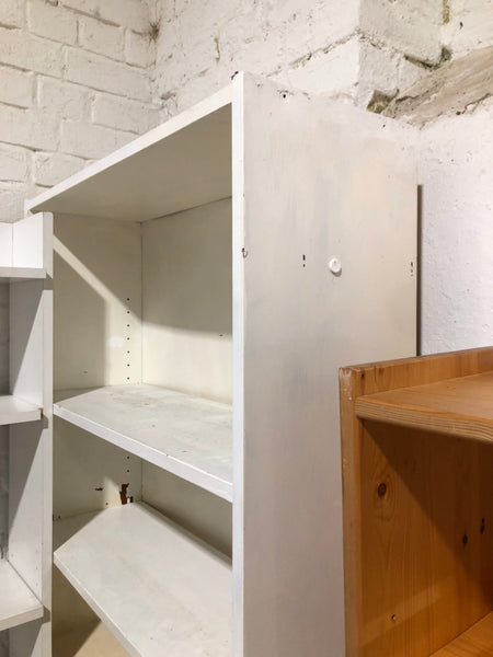GHC - Tall White Wooden Bookshelf
