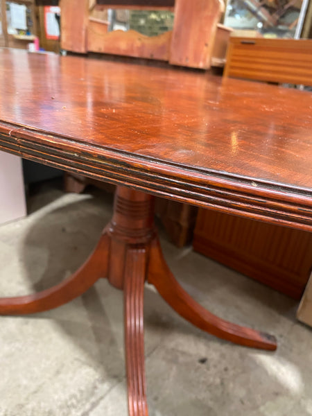 Mahogany Oval Dining Table