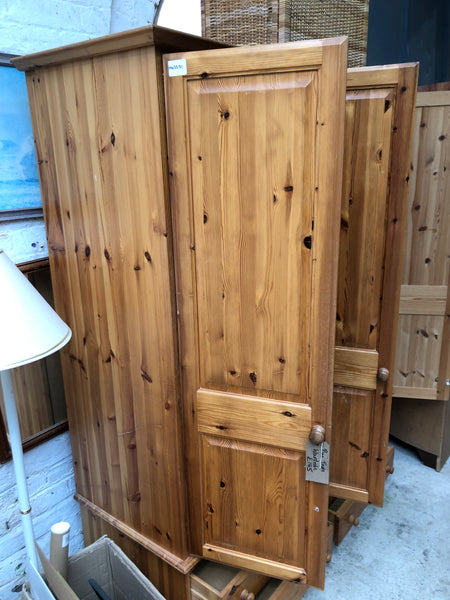 Pine Triple Wardrobe