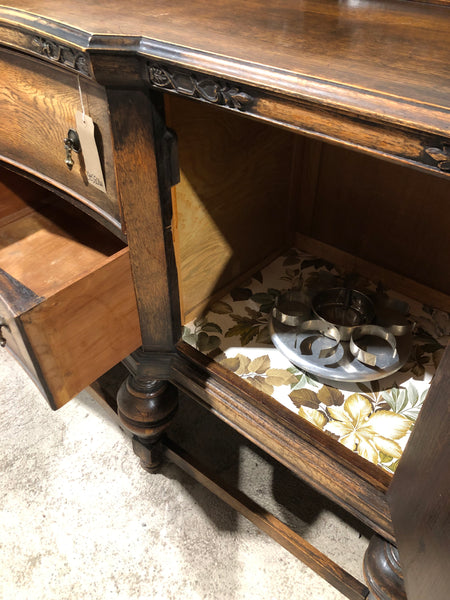 Antique Stained Oak Sideboard
