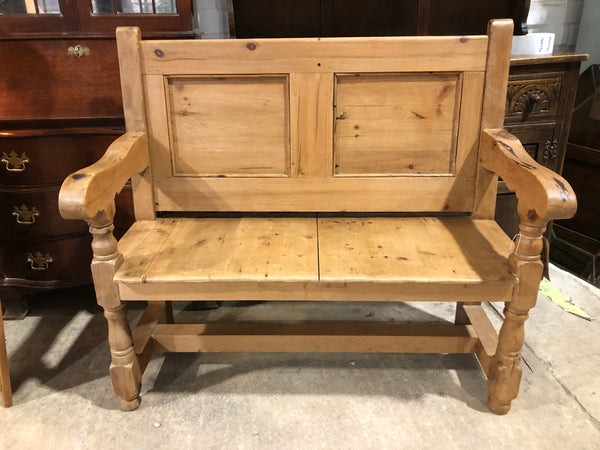 Solid Pine Monks Bench