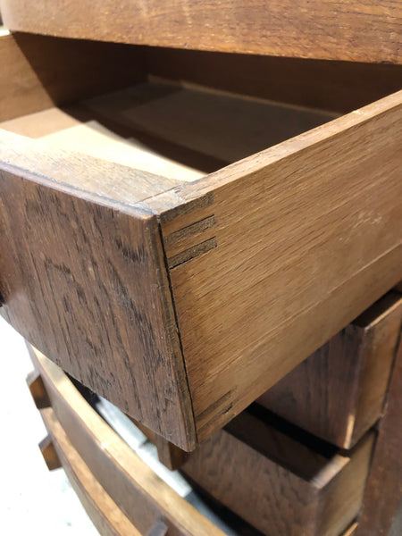 Mid Century Veneer Chest of Drawers