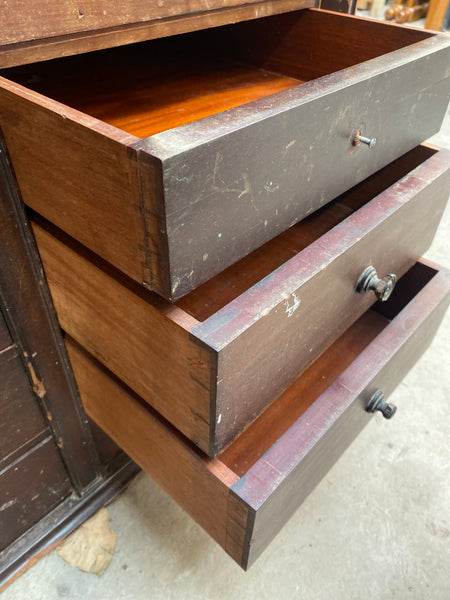 GHC - Antique Mahogany Specimen Cabinet