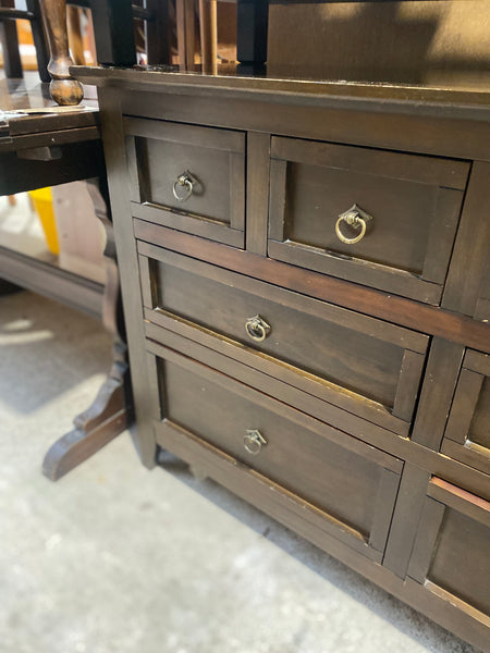 Dark Wooden Compact Sideboard