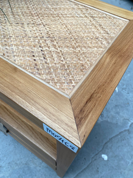 Charles Orchard Large Rattan Bedside Table