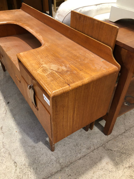 Teak Mid Century Dressing Table or Low Sideboard