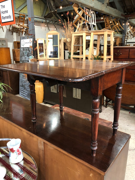 Small Mahogany Drop Leaf Side Table
