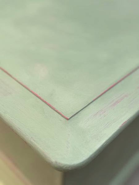 Painted Stag Minstrel Bedside Table