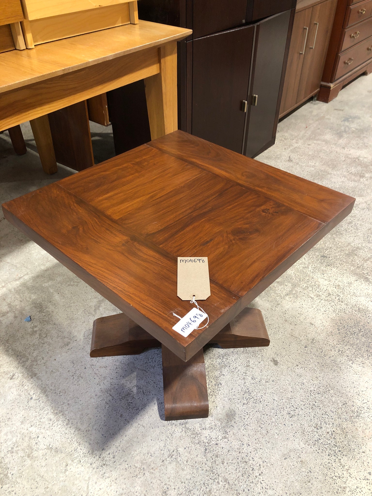 Wooden Square Side Table
