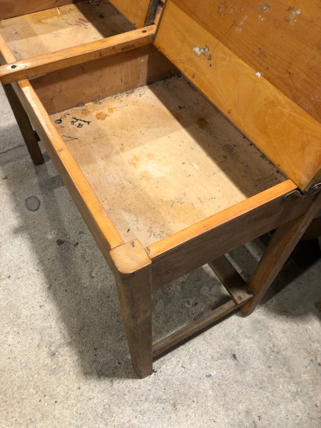 GHC - Vintage Double School Desk