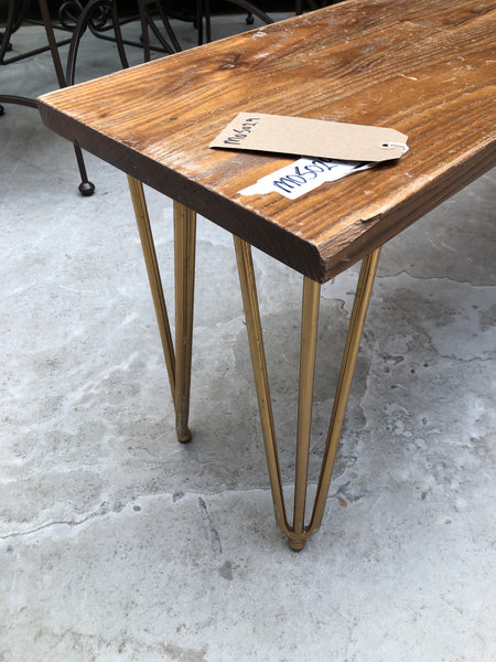 Contemporary Pine Bench