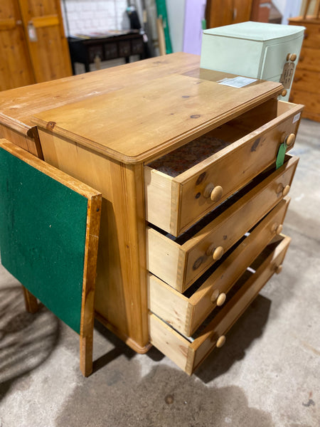 REF - Pine Chest of 4 Drawers