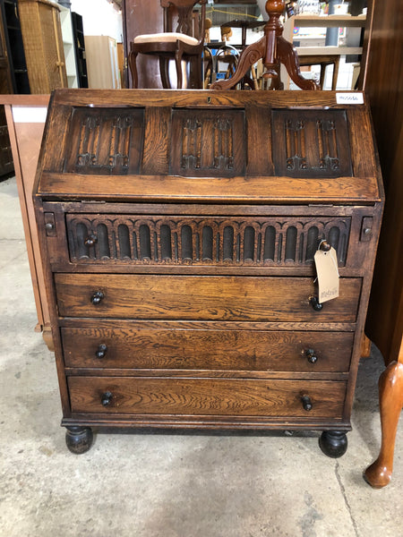 GHC - Carved Oak Bureau