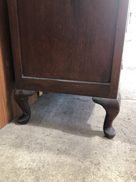 Bow Fronted Chest of 3 Drawers & Cupboard