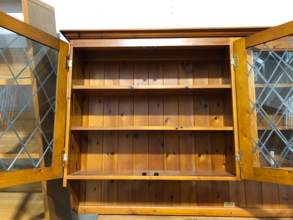 Pine Wall Display Cabinet