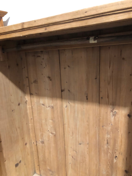 Rustic Pine Double Wardrobe