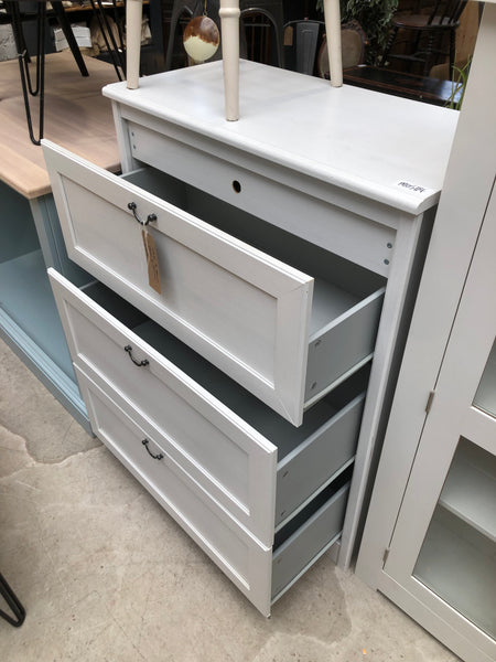 White 3 Drawer Chest of Drawers