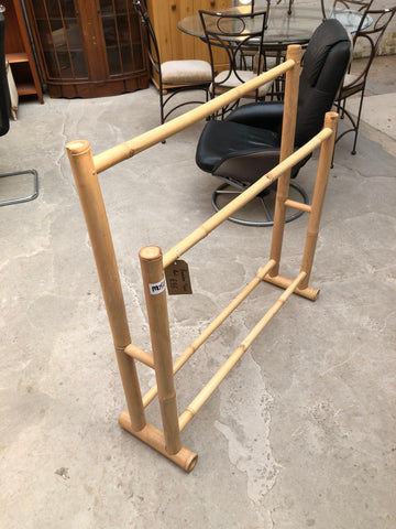 Bamboo Cane Towel Rail