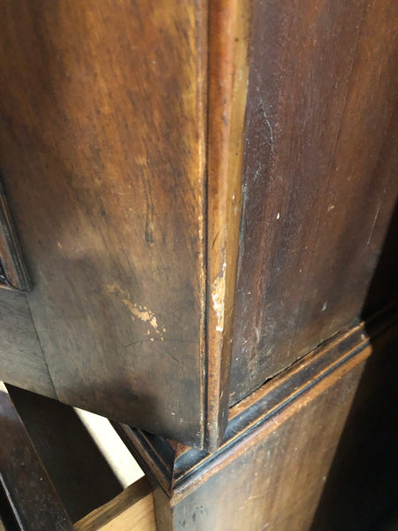 19th Century Mahogany Linen Cupboard