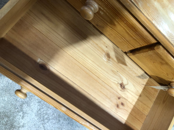 Solid Pine 2 over 3 Chest of Drawers