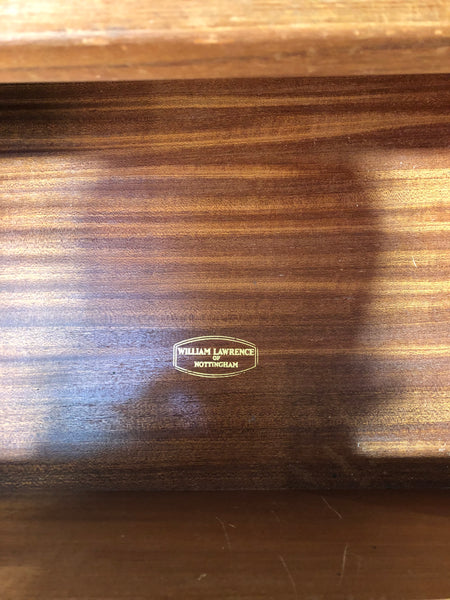 William Lawrence Teak Dressing Table with Mirror