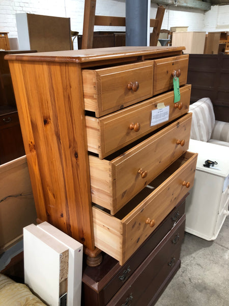 Pine Chest of Drawers - REF - GHC
