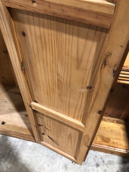 Solid Pine Double Wardrobe