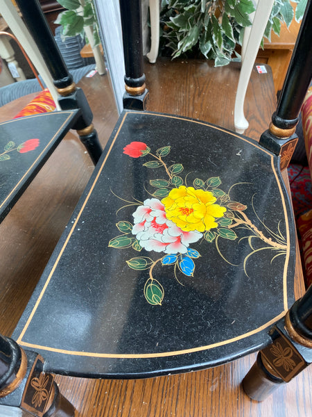 Chinese Style Lacquered Side Table