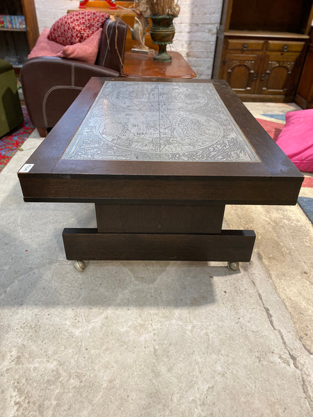 GHC - Scandinavian Metal Map Coffee Table