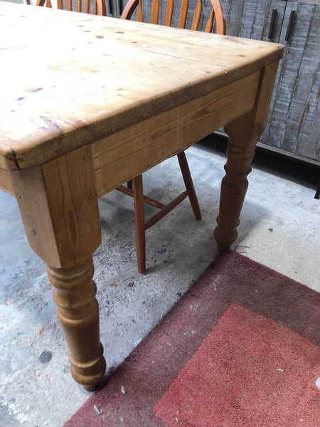 Rustic Pine Farmhouse Table