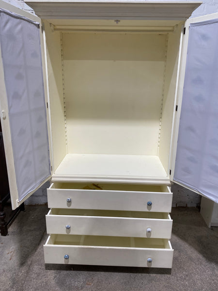 White Storage Cupboard with drawers