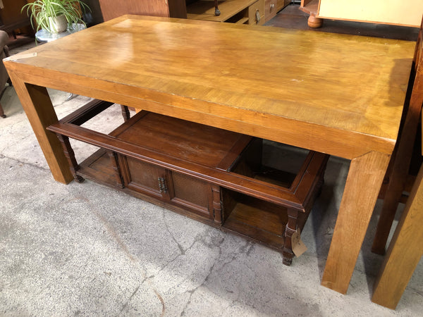 Large Heavy Duty Wooden Dining Table