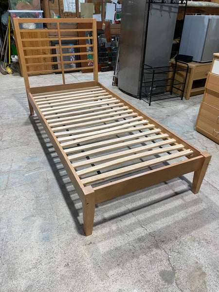 Wooden Single Bed - REF