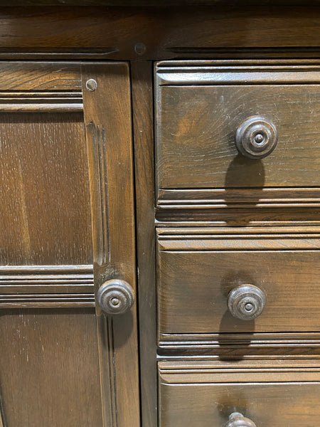 Old Colonial Ercol Dark Elm Welsh Dresser