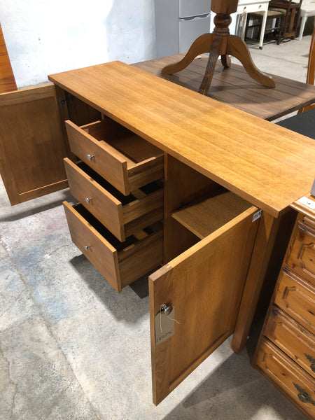 Next Home Oak Veneer Sideboard